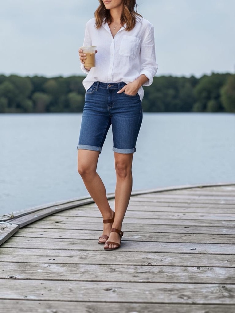 NYDJ DENIM Jean Shorts